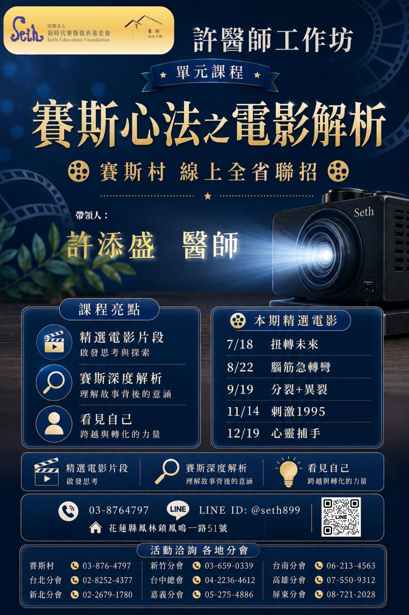 【許醫師｜賽斯心法之電影解析】