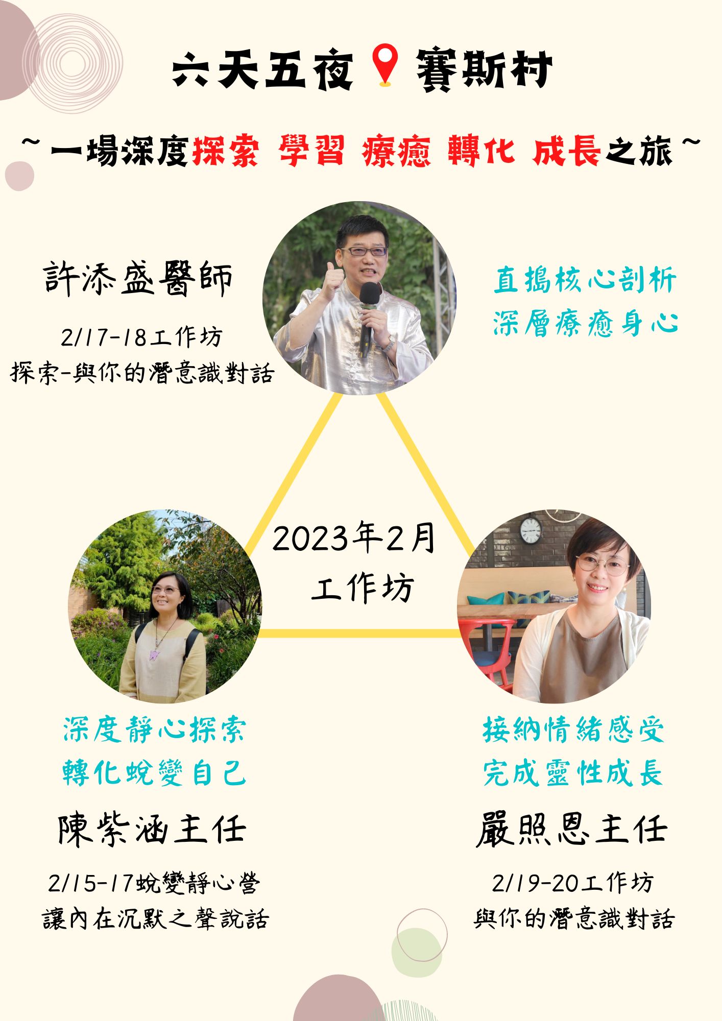 2/15-20賽斯村-六天五夜工作坊